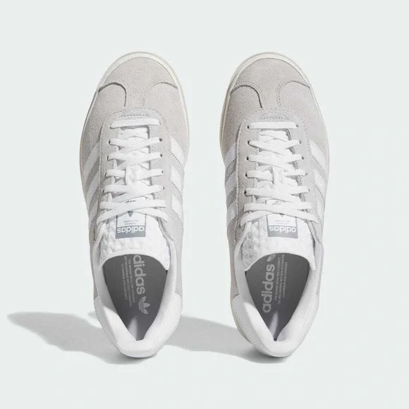 adidas gazelle silver green womens Adidas Originals "Gazelle LO PRO" Low-top sneakers White - Women